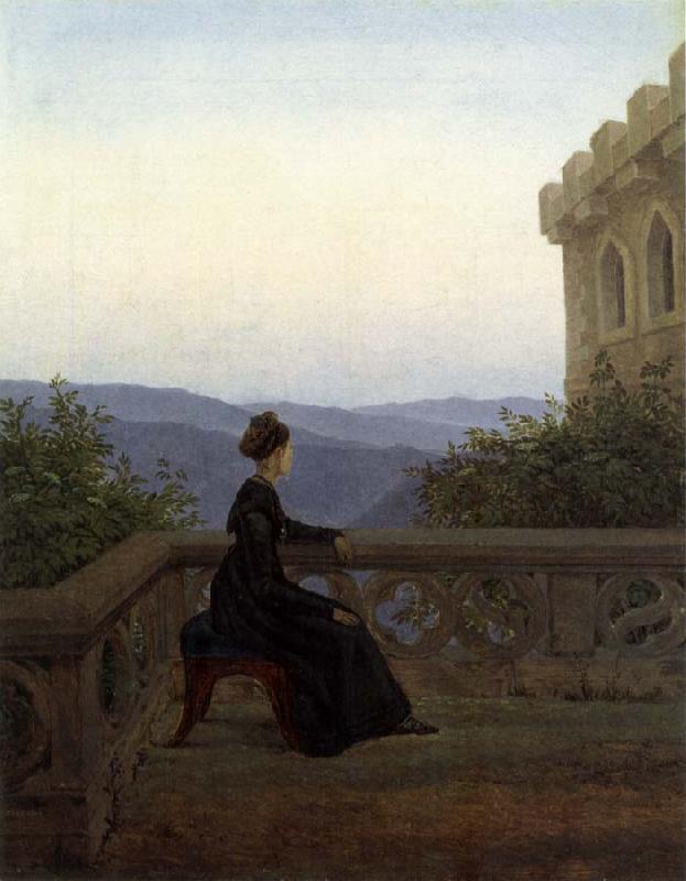  Woman on the Balcony